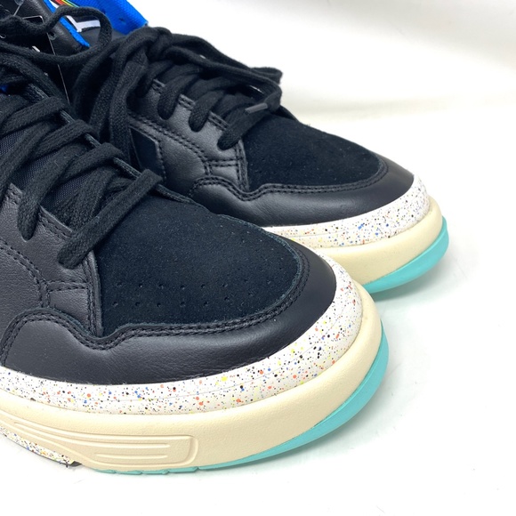 Converse Weapon CX High Top Multi Black Leather Women's Size Sneakers 172194C - Picture 4 of 10